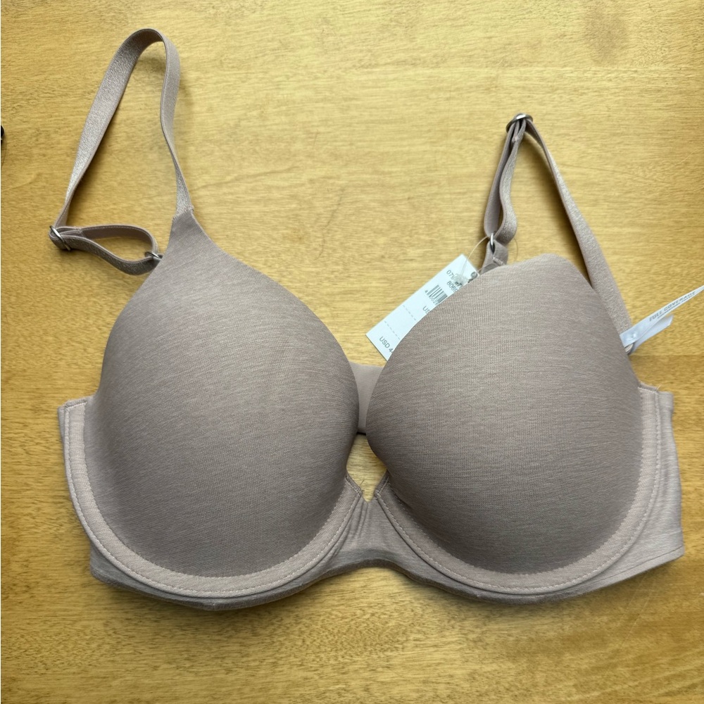 Aerie Sunnie Full Coverage Lightly Lined Bra- Heathered Tan 34B